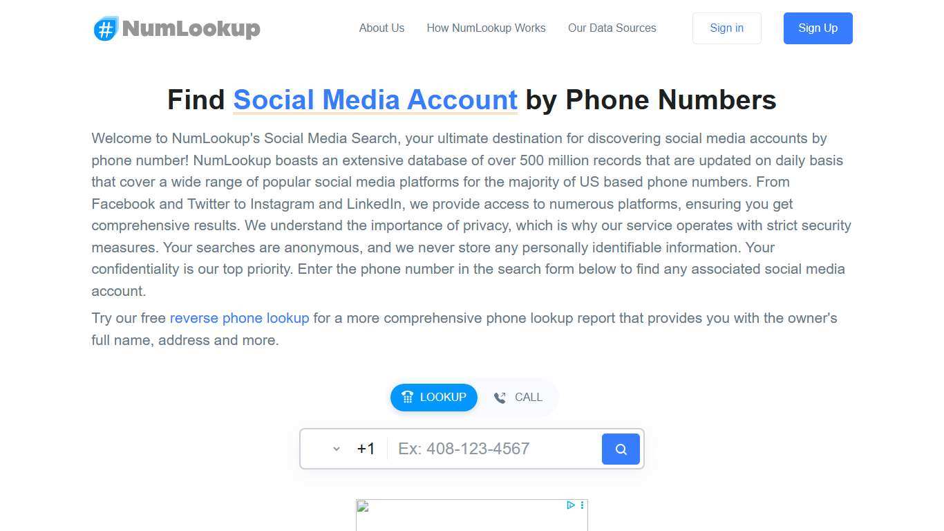 Find Social Media Accounts by Phone Number